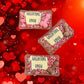 "VALENTINE KNOB" milk chocolate bar