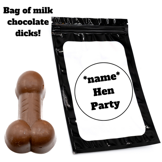BAG OF DICKS - *NAME'S* HEN PARTY