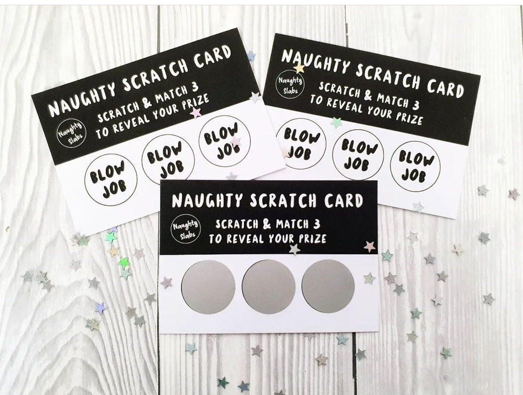 Naughty Scratch Card - BJ