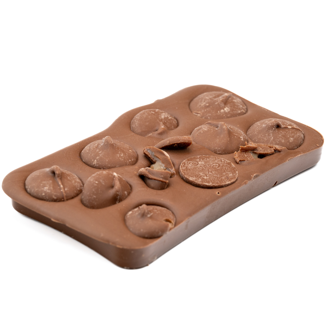 NEW! 'Caramel Nibbles' topped bar - customisable.