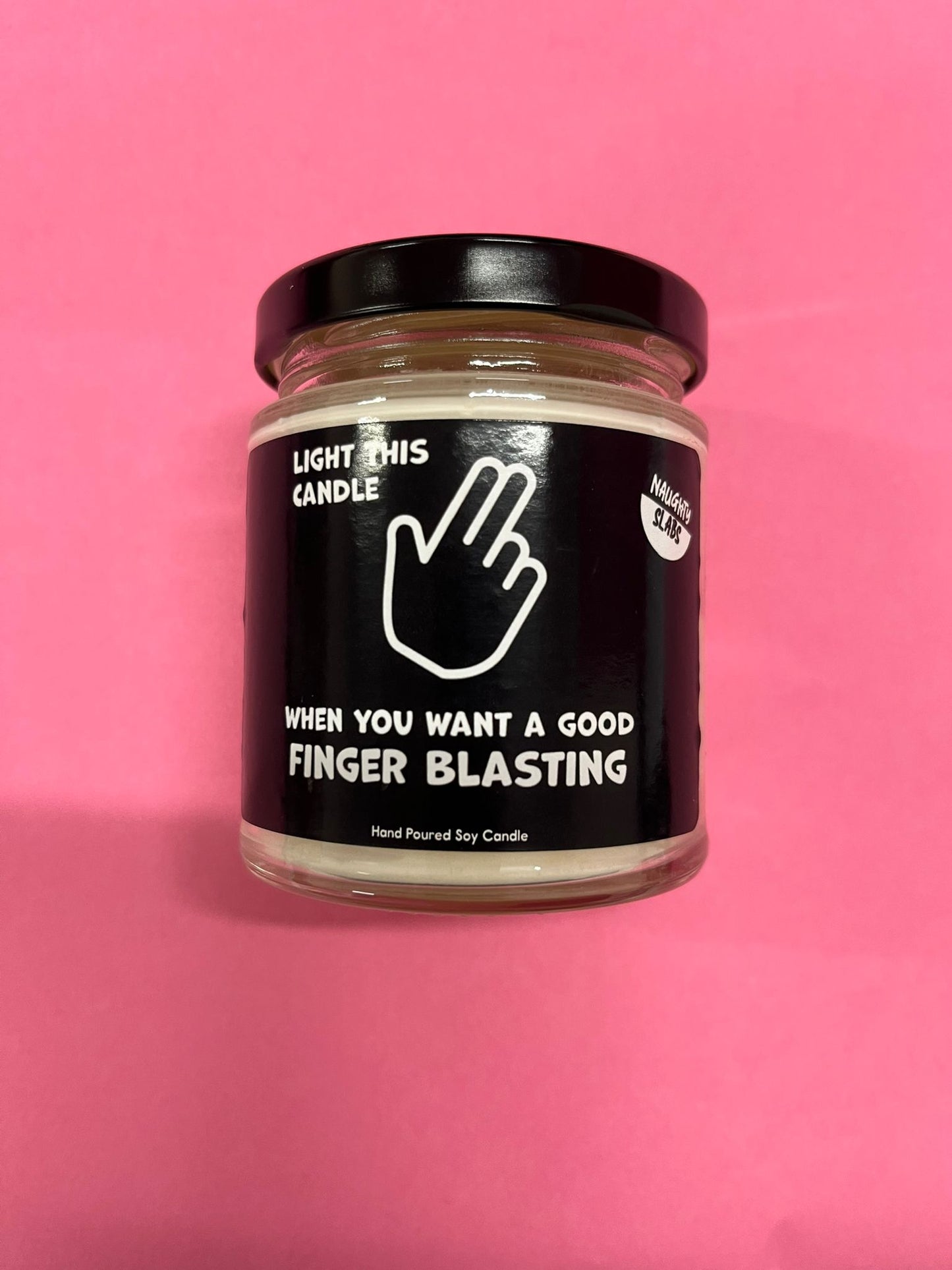 Finger Blasting - Soy wax candle