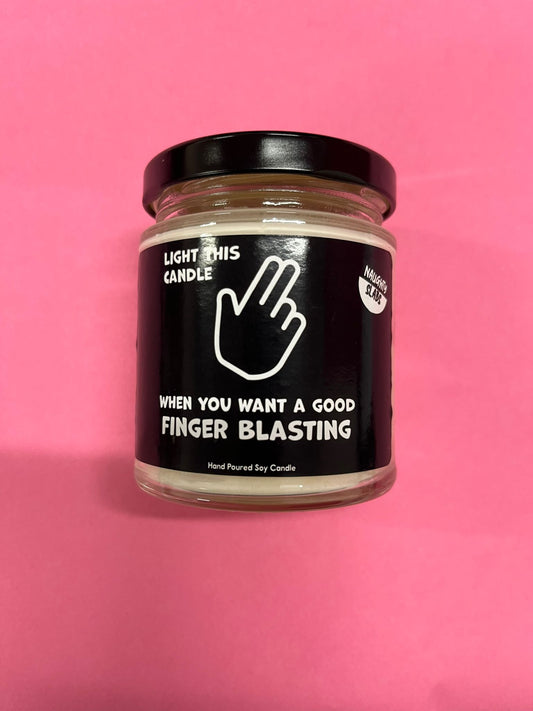 Finger Blasting - Soy wax candle