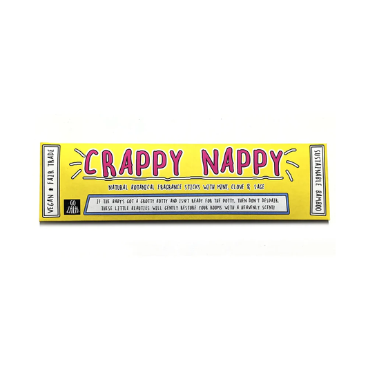Crappy Nappy Funny Smells Fragrance Sticks - Vegan