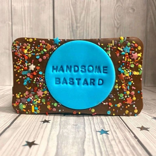 'HANDSOME BASTARD' Milk Chocolate Bar